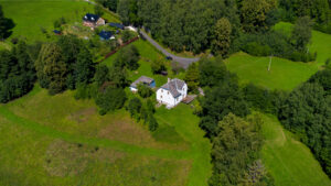 Apartmány Na Hájovně - pohled z dronu