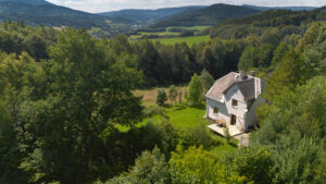 Apartmány Na Hájovně - pohled z dronu