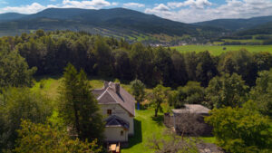 Apartmány Na Hájovně - pohled z dronu